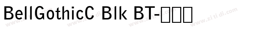 BellGothicC Blk BT字体转换 BellGothicC Blk BT字体转换